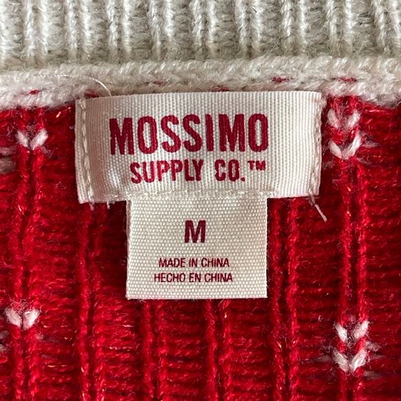 Mossimo Polar Bear Ugly Christmas Sweater Size Medium - Picture 4 of 5